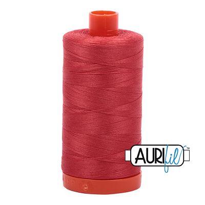 Cotton Makó 50wt Thread 1422yds 2255 Dark Red Orange
