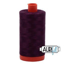 Cotton Makó 50wt 1422yds 1240 Very Dark Eggplant Thread