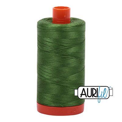 Cotton Makó 50wt Thread 1422yds 5018 Grass Green