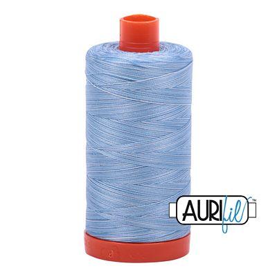 Cotton Makó Variegated 50wt 1422yds 3770 Stone Washed Denim