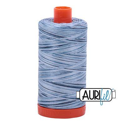 Cotton Makó Variegated 50wt 1422yds 4669 Stonewash Blues