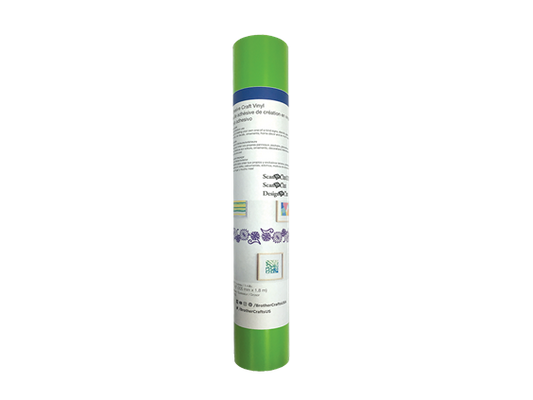 6-Foot Roll Adhesive Craft Vinyl Lime Green
