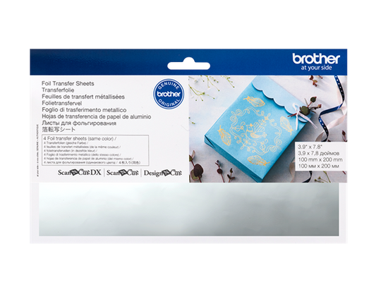 Brother Foil Transfer Sheets  Silver CAFTSSIL1