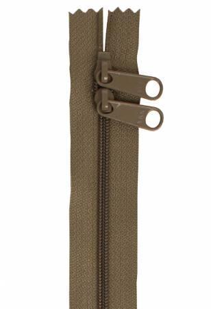 30" Handbag Zipper Double Slide Khaki