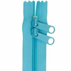 30" Handbag Zipper Double Slide Parrot Blue