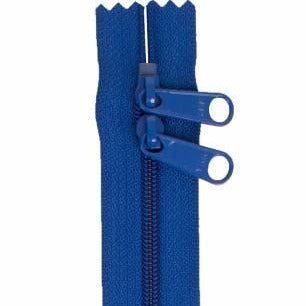 30" Handbag Zipper Double Slide Blast-Off Blue