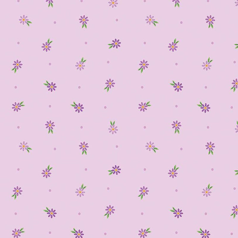 Strength in Lavender Ditzy Lavender Yardage