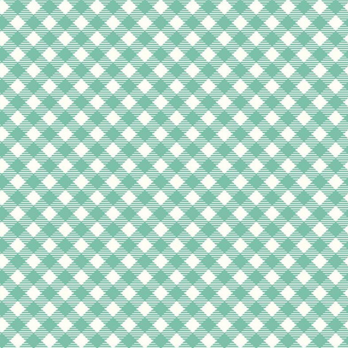 Bee Ginghams Debbie Sea Glass Yardage