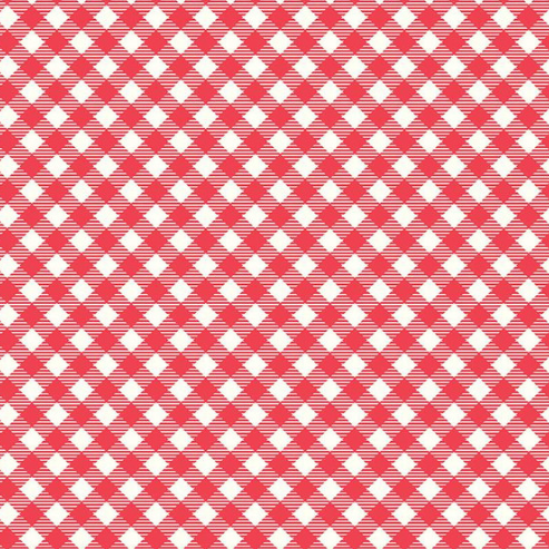 Bee Ginghams Debbie Cayenne Yardage