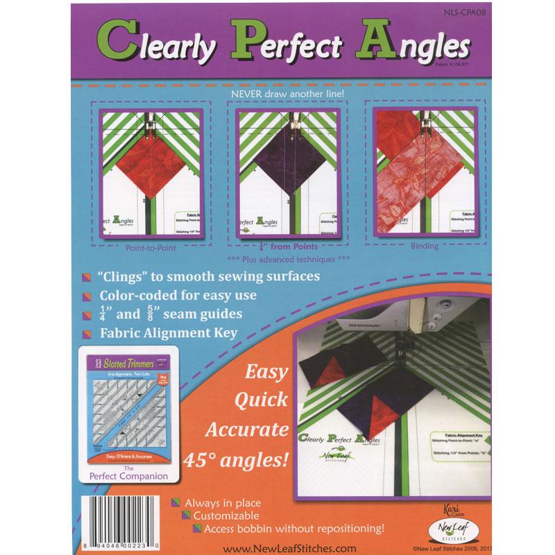 Clearly Perfect Angles Fabric Allignment Key