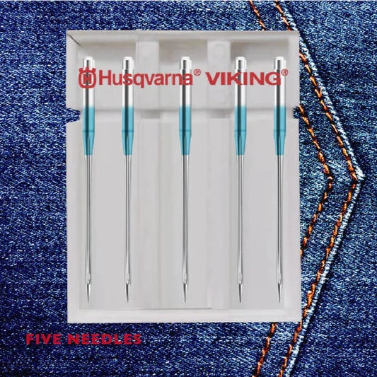 Husqvarna Viking Denim 90/14 Needle 5pk