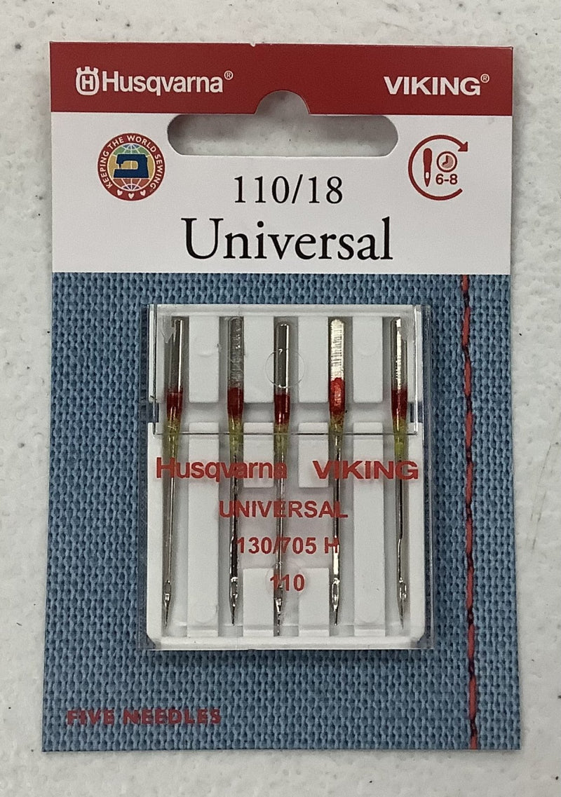 Husqvarna Viking Universal 110/18 Needles 5pk