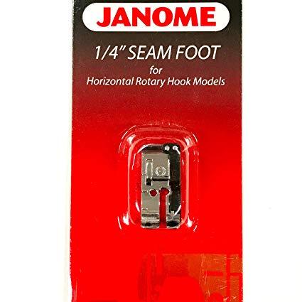 Janome Snap-on 1/4-inch Seam Foot with Edge Guide