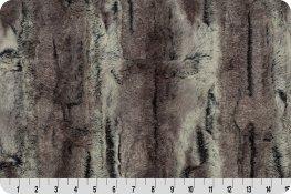 Luxe Cuddle Mountain Fox Pewter/Beige Yardage