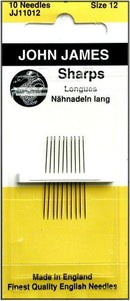 John James Sharps Needles Size 12