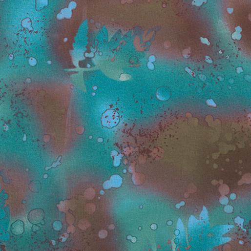 Fossil Fern Stormy Seas Yardage