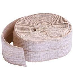 3/4" Fold-Over Elastic Natural