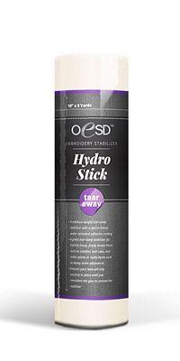 HydroStick Embroidery Stabilizer TearAway White (10" x 5 yds)