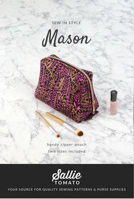 Mason Cosmetic Bag Pattern