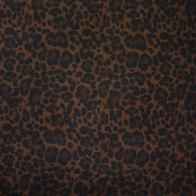 Leopard Black Walnut Faux Fur 1/2-Yard