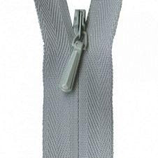 Unique Invisible Zipper 22" Pearl Grey