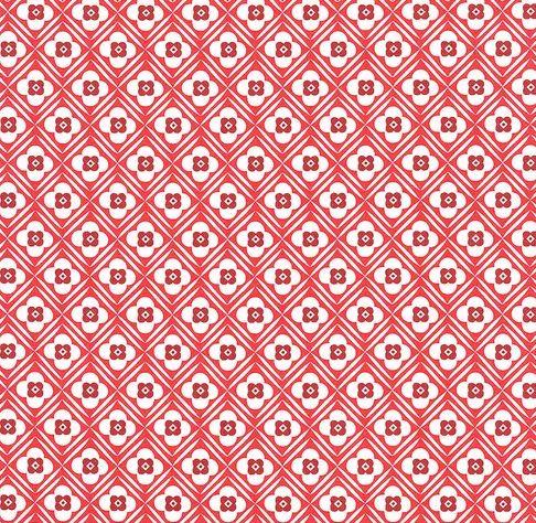 Bee Plaids Hugs Cayenne Yardage