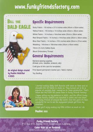 Bill the Bald Eagle Pattern