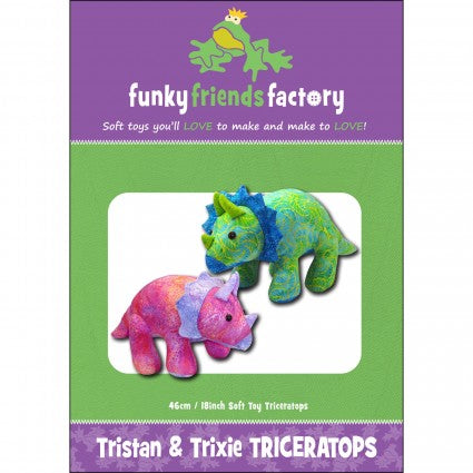 Tristan & Trixie Triceratops Pattern