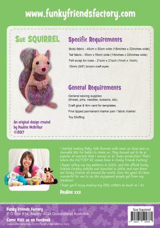 Sue the Squirrel Pattern