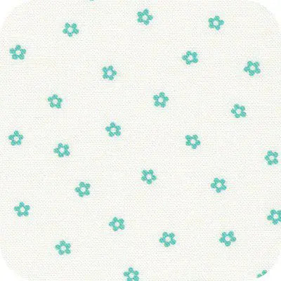 Flowerhouse 1930's Basics Pansy Aloe Yardage