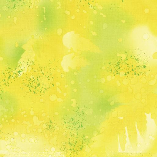 Fossil Fern Brilliant Yellow Yardage
