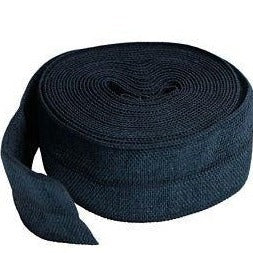 3/4" Fold-Over Elastic Navy
