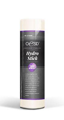 HydroStick Embroidery Stabilizer TearAway White (15" x 5 yds)