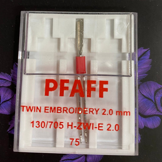 Twin Embroidery 2.0mm Needle Size 75/11
