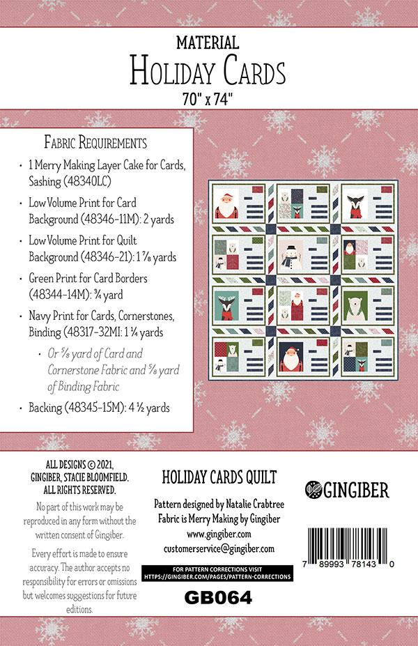 Holiday Cards Gingiber