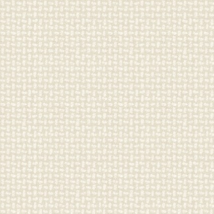 Woolies Flannel Basket Weave Cream Yardage