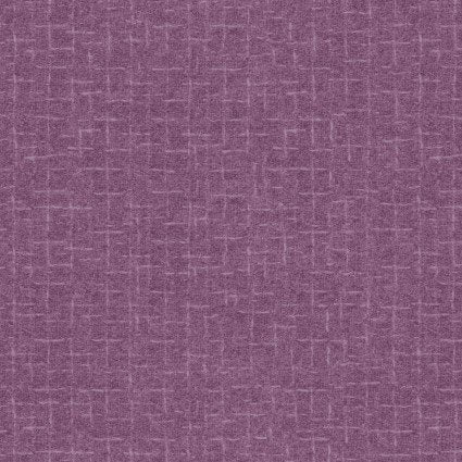 Woolies Flannel Crosshatch orchid Yardage