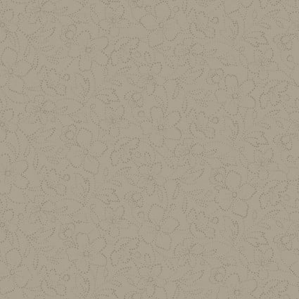 Opal Essence Floral Taupe Yardage