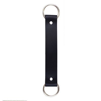 Kyoto Handle with Double Metal Rings Black