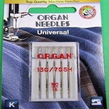 Needle Organ Universal 100/16 Carded (5 Needles)