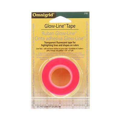 Omnigrid Glow-Line Tape 1/4" x 21 yds, Assorted Colors