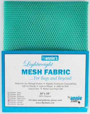 Lightweight Mesh Fabric Turquoise (18" x 54")