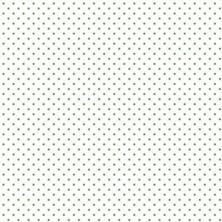 Riley Blake Fabrics by The RBD Designers Clover Swiss Dot on White Fabric C660 CLOVER