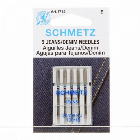 Schmetz 1712 Jeans/Denim Machine Needles Size 100/16
