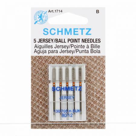 Schmetz 1714 Jersey/Ball Point Machine Needles Size 12/80