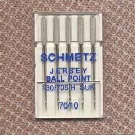 Schmetz 1725 Jersey Ball Point Machine Needles Size 70/10