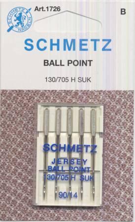 Schmetz 1726 Jersey/Ball Point Machine Needles Size 90/14