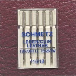 Schmetz 1786 Leather Machine Needles Size 110/18