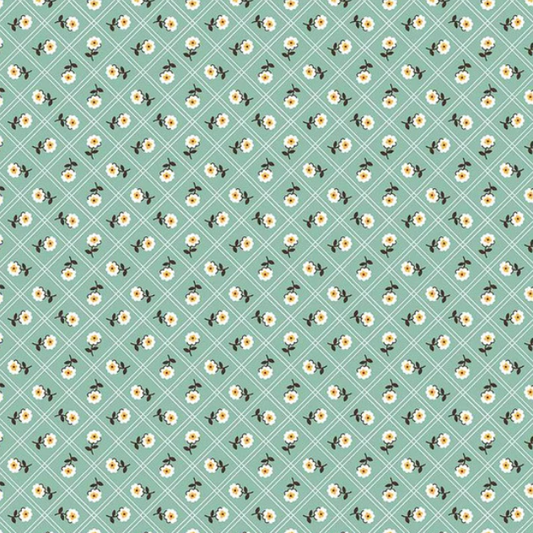 Riley Blake Prairie Rose Heirloom Sea Glass