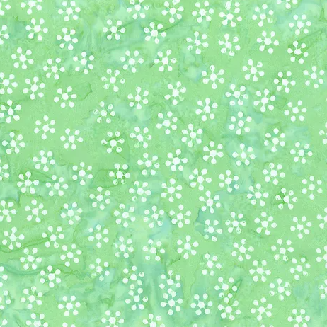 Winter Wonder Citrus Green Flurries Yardage